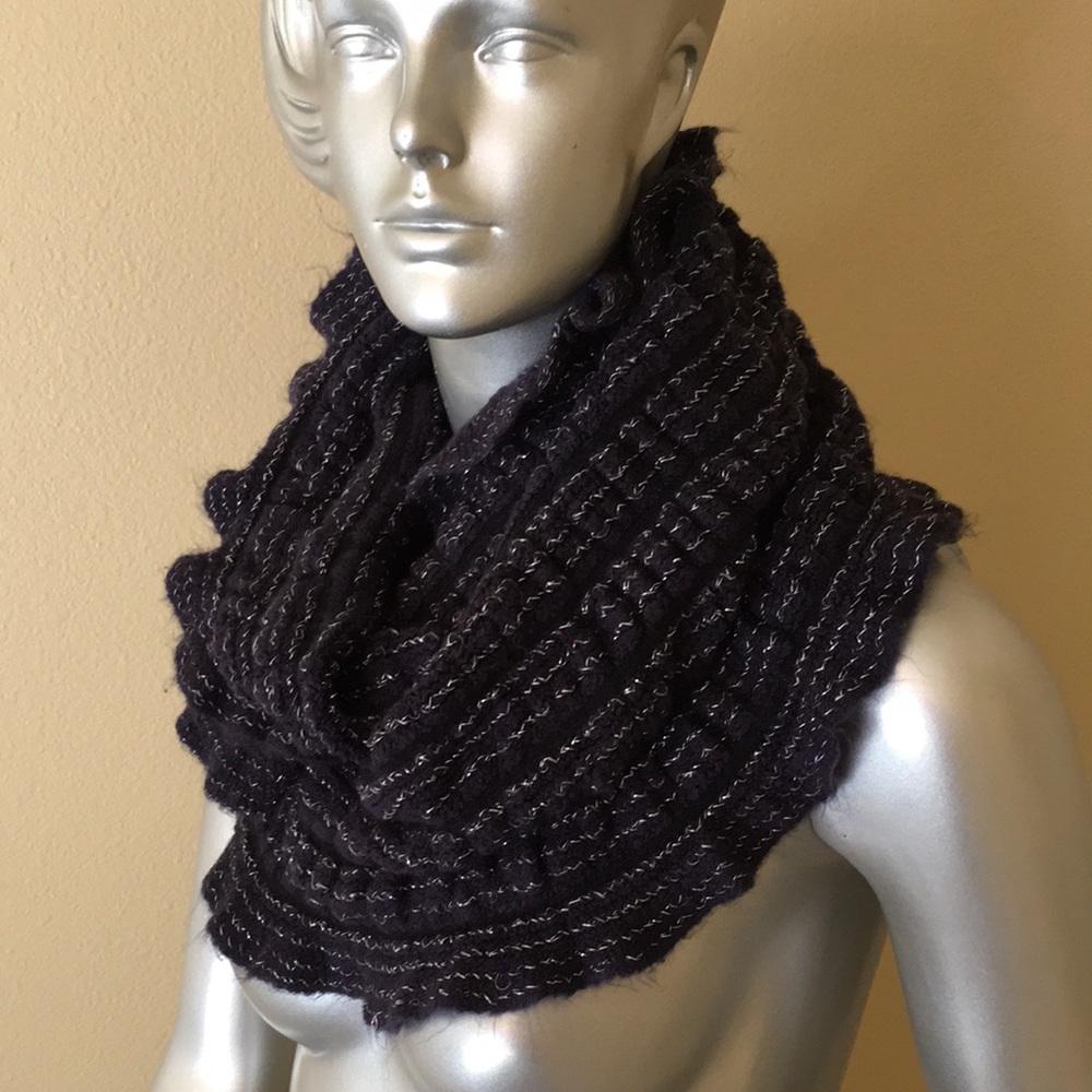 Nine West Ruffled Infinity Scarf - Picture 3 of 8